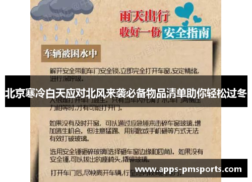 北京寒冷白天应对北风来袭必备物品清单助你轻松过冬