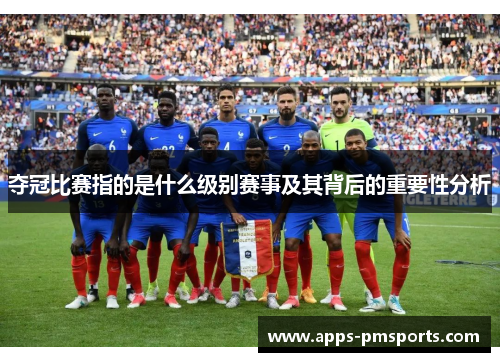 夺冠比赛指的是什么级别赛事及其背后的重要性分析